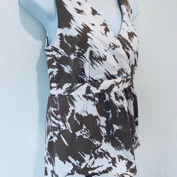 Ann Taylor woven Tank Beige cream 6 - Picture 5 of 6